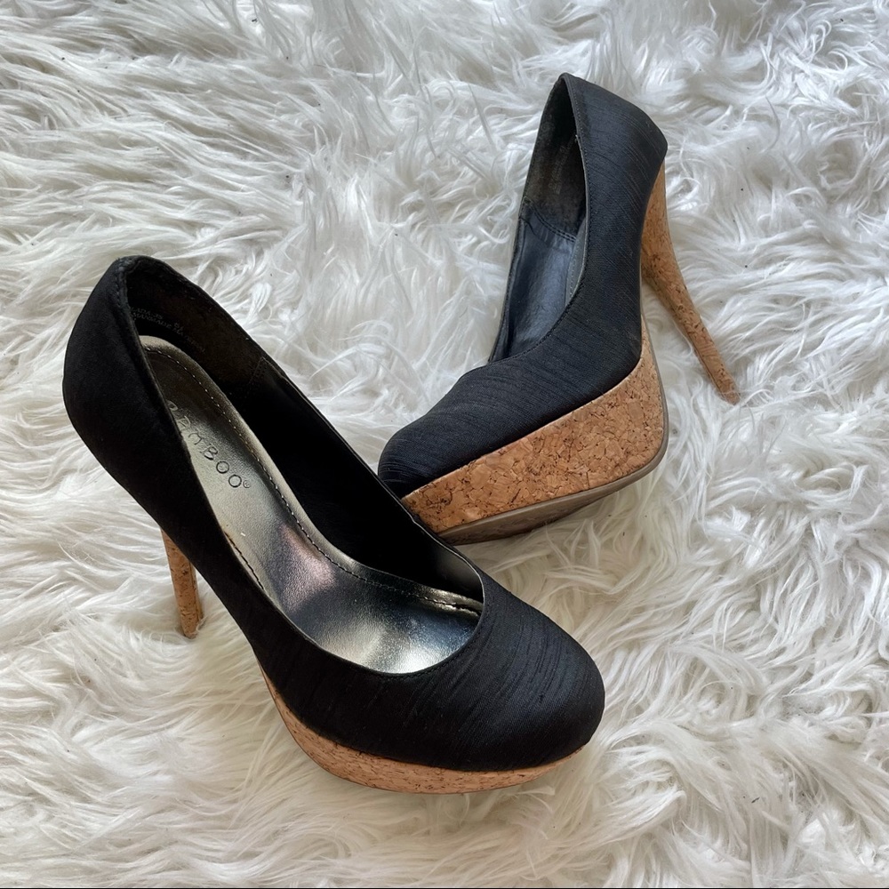 black platform heels (size 6.5!)